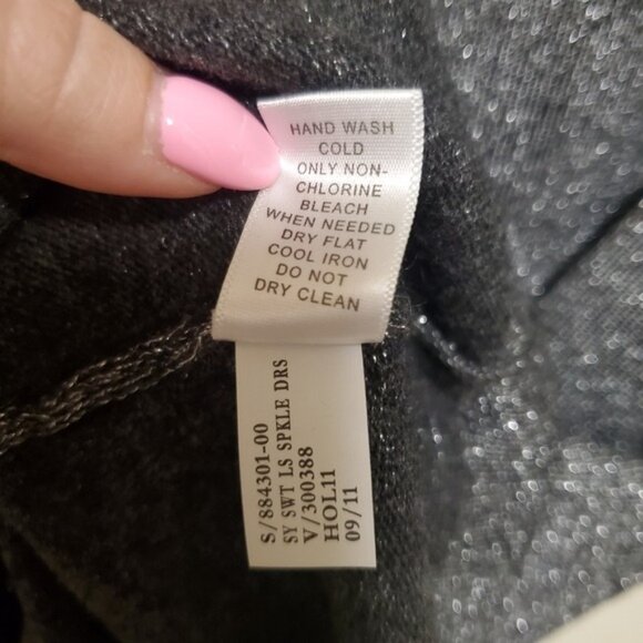 Banana Republic Dress Metallic Cashmere Wool Blend - Picture 13 of 15